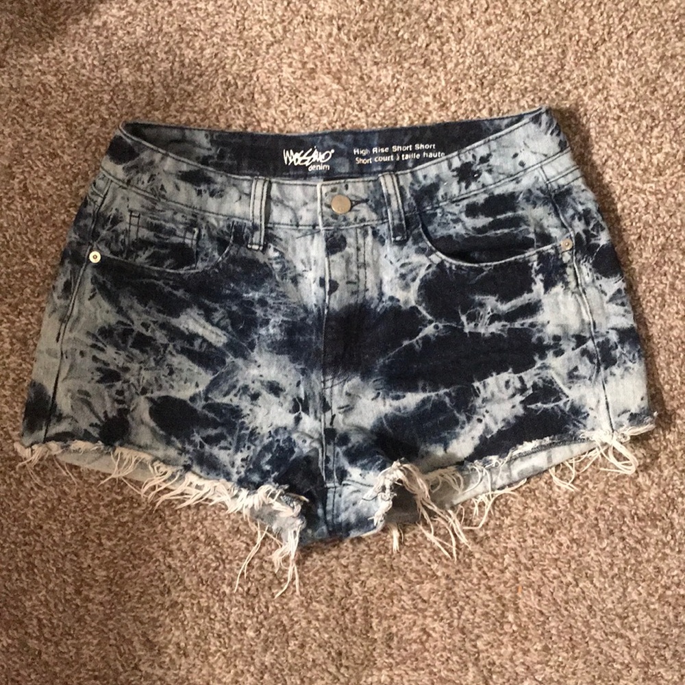 Denim shorts
